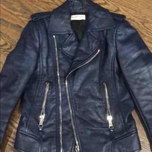 Balenciaga leather motorcycle jacket